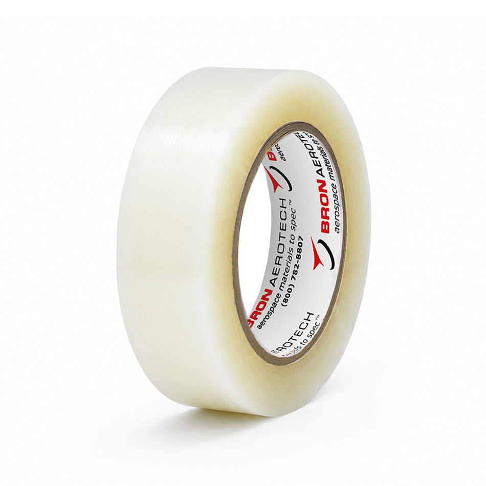 Roll of Bron Aerotech BA974 clear tape, 1 inch x 60 yards - product photo