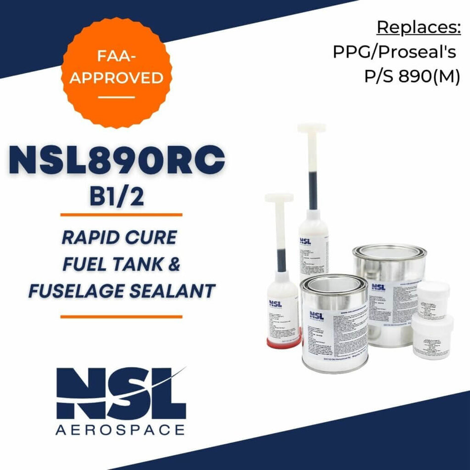 NSL890RC B1/2: Rapid Cure Aviation Fuel Tank Sealant