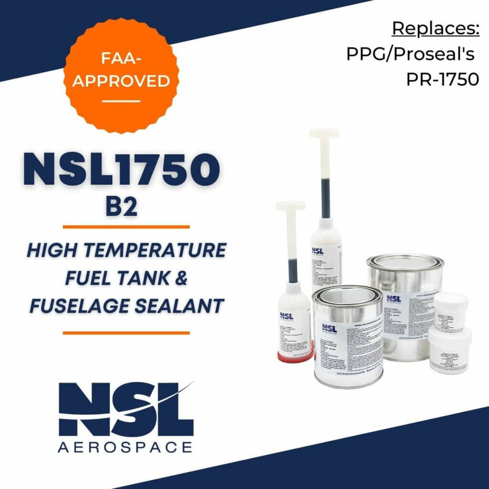 NSL1750 B2: High Temperature Aviation Fuel Tank and Fuselage Sealant